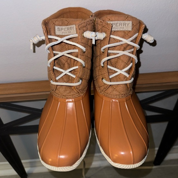 Sperry Saltwater Quilted Duck / Rain Boots - Picture 2 of 7